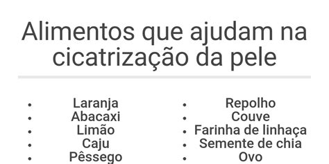 Ovo É Remoso Para Cicatrização - Alimentos que melhoram a cicatrização da pele - Infogram