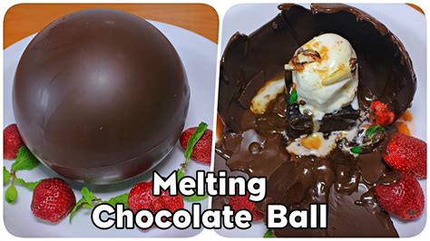 Melting Chocolate Balls Irresistible Chocolate Dessert Recipe Kanak