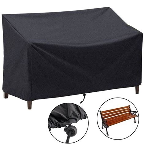 Housse de protection pour banc de jardin Couverture étanche 4 places