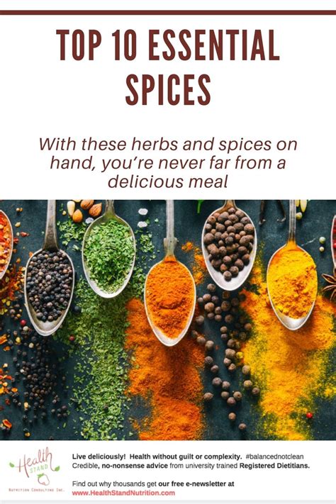 essential spices herbs  add flavour fun  meals artofit