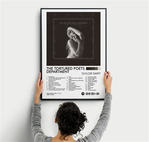 The Tortured Poets Anthology Poster Print Poster T Wall Decor Album Cover Poster Wall