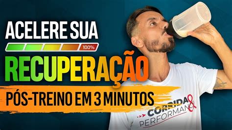 Potencialize Sua Recupera O Em Minutos P S Treino Para