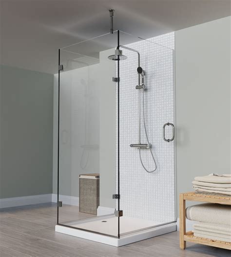 Three Sided Shower Cubicle Left Hinged Click Bathrooms