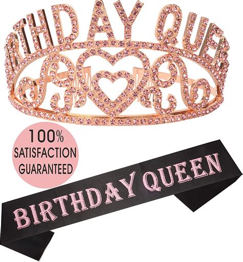 Birthday Decorations Happy Birthday Birthday Queen Sash And Tiara