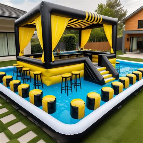 Inflatable Pool Bar The Ultimate Floating Drink Station For Summer Fun Novel Designs