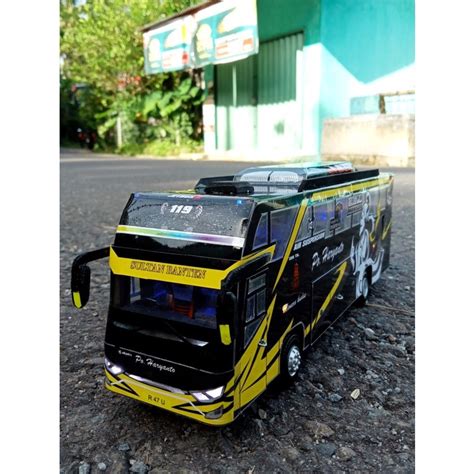 Jual Miniatur Bus Po Haryanto Wayang Sultan Banten Skala