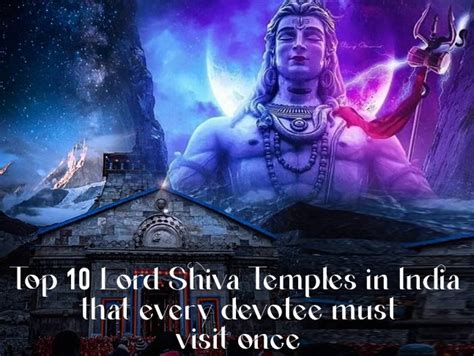 Top Lord Shiva Temples In India That Every Devotee Must Visit Once