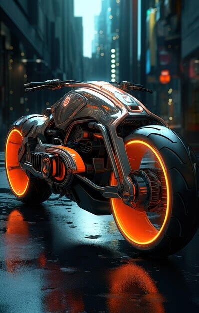 Premium AI Image | the concept art of the bike