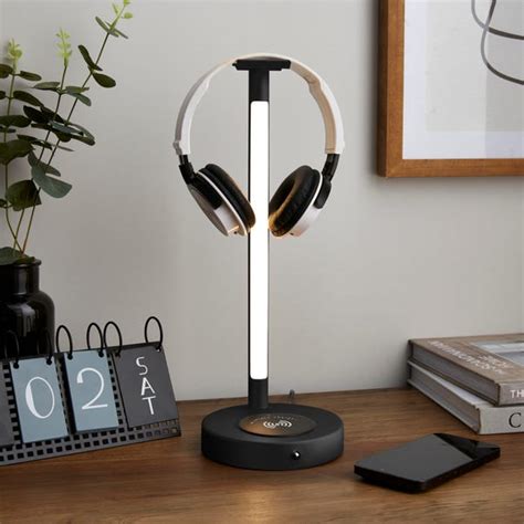 Headphone Led Touch Dimmable Charger Table Lamp Dunelm