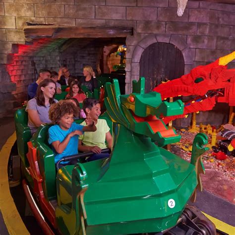 The Dragon: Roller-coaster ride at the LEGOLAND® Windsor Resort