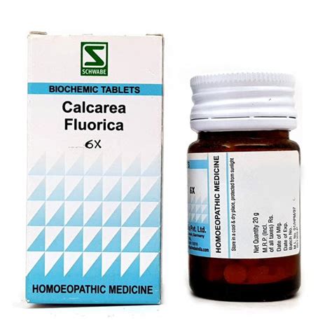 Buy Dr Willmar Schwabe Calcarea Fluorica 6X Tablet 20 Gm Online At