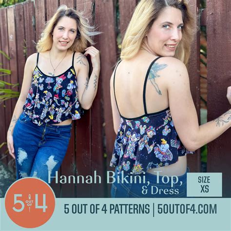 Hannah Bikini Top And Dress Out Of Patterns