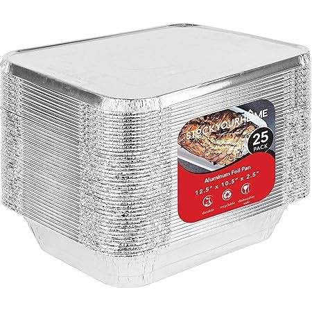 Amazon 55 Pack Aluminum Pan Containers With Lids Foil