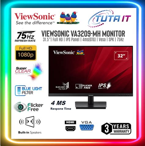 Viewsonic Va K Mhd Va Mh Vx Mhd Led Full Hd Qhd