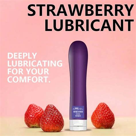 Lubrifica O Vaginal Sabor De Morango Anal Lubrificante