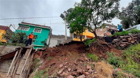 Derrumbes Deslaves E Inundaciones Deja Tormenta En Guanajuato Capital