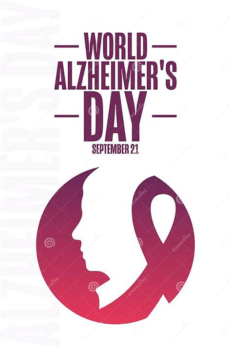 World Alzheimer S Day September 21 Holiday Concept Stock Vector