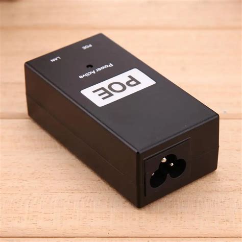 POE Power Supply 24V 0 5A 24W Desktop POE Power Injector Ethernet