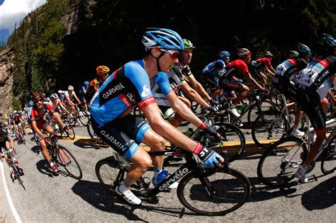 Breckenridge Co August The Peloton Rides Through The Countryside