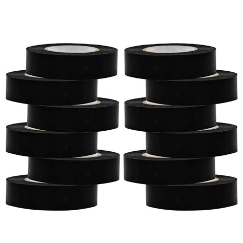 Black Electrical Tape 12 Pack 75 In X 66 Ft Bulk Industrial Grade