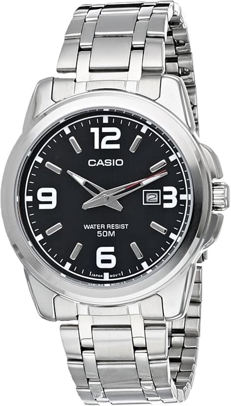 Casio Men Fabric Enticer Gents Analog Black Dial Watch Mtp D Avdf