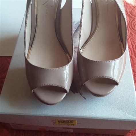 Jessica Simpson Shoes Jessica Simpson Platform Nude Heel Poshmark
