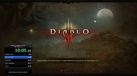 Diablo Iii Monk Speedrun 56 19 Youtube