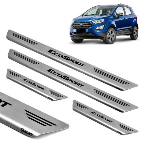 Soleira A O Inox Original Mult Escovado Porta Ecosport Submarino