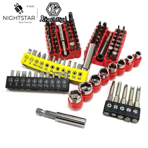 2 5 8 10 12 33pcs Screwdriver Tamper Proof Security Bits 60mm Magnetic