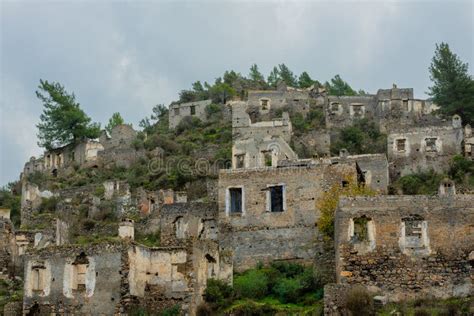 Abandoned Greek Village In Turkey Stone Houses And Ruins Of Fethiye