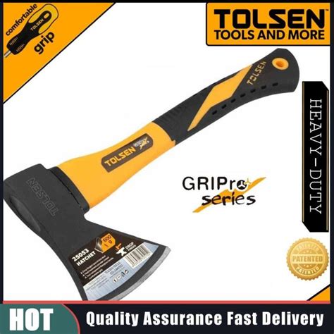 Tolsen Carbon Steel Hatchet Axe G Fiberglass Handle Lazada Ph