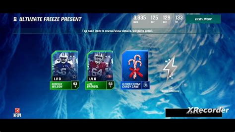 Ultimate Freeze Green Present Opening Madden Mobile 23 Shorts Youtube