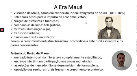 Industrialização brasileira aula 1 Era Mauá e Era Vargas YouTube