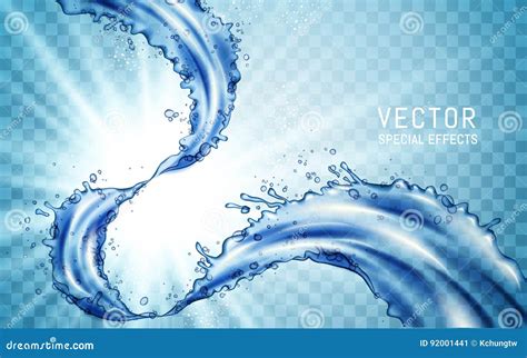 Water Flow Illustration Stock Illustration Illustration Of Commercial