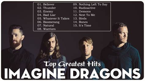 Imagine Dragons Greatest Hits Playlist || Best Songs Imagine Dragons ...