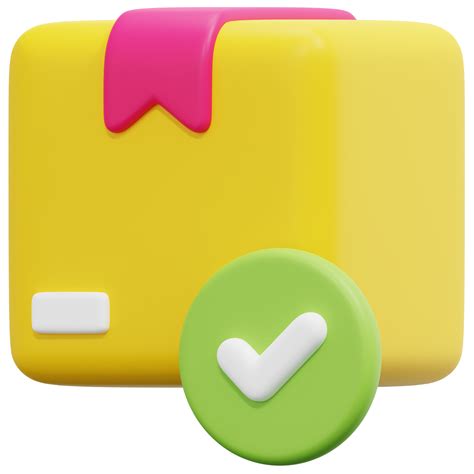 check 3d render icon illustration 21617051 PNG