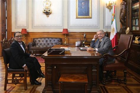 Amlo Se Reunió Con La Secretaria De Seguridad Capital México