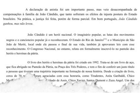 Almirante Negro N O Reconhecido Pela Marinha Exaltado Na Sapuca A