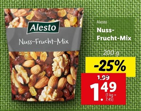 Nuss Frucht Mix 200g Angebot Bei Lidl