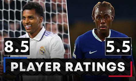 PLAYER RATINGS Rodrygo Double Key To Real Madrid Win At Chelsea As