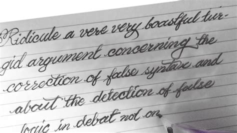 exquisite beautiful cursive handwriting styles alphabet youtube