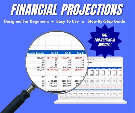 Business Plan Financial Projections Spreadsheet Template for Beginners ...