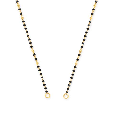 Gold And Black Bead Mangalsutra