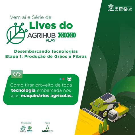 Instituto Agrihub Divulga Programa O De Lives Para Os Meses De Junho E