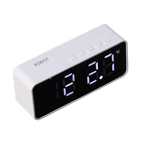 Robot Speaker Radio With Led Alarm Rb