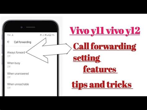 Vivo Y11 Vivo Y12 Call Forwarding Setting Features How To Use YouTube