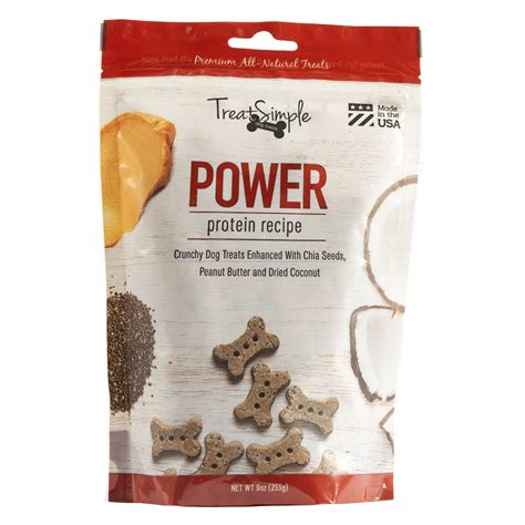 Power Protein Recipe Dog Treats 9 Oz Bags