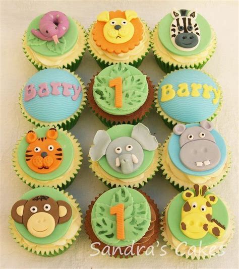 Jungle Cupcakes Very Cute Cake Cake Festa Safari Aniversario