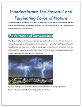 Thunderstorm Formation, Stages and Impacts by Coffee and Science with Mr B