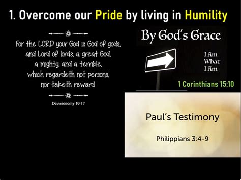 Overcoming Our Pride By Living In Humility Philippians 3 4 9